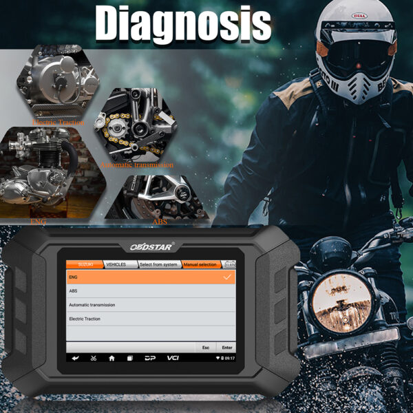 OBDSTAR MS50 Motorcycle Scanner 5