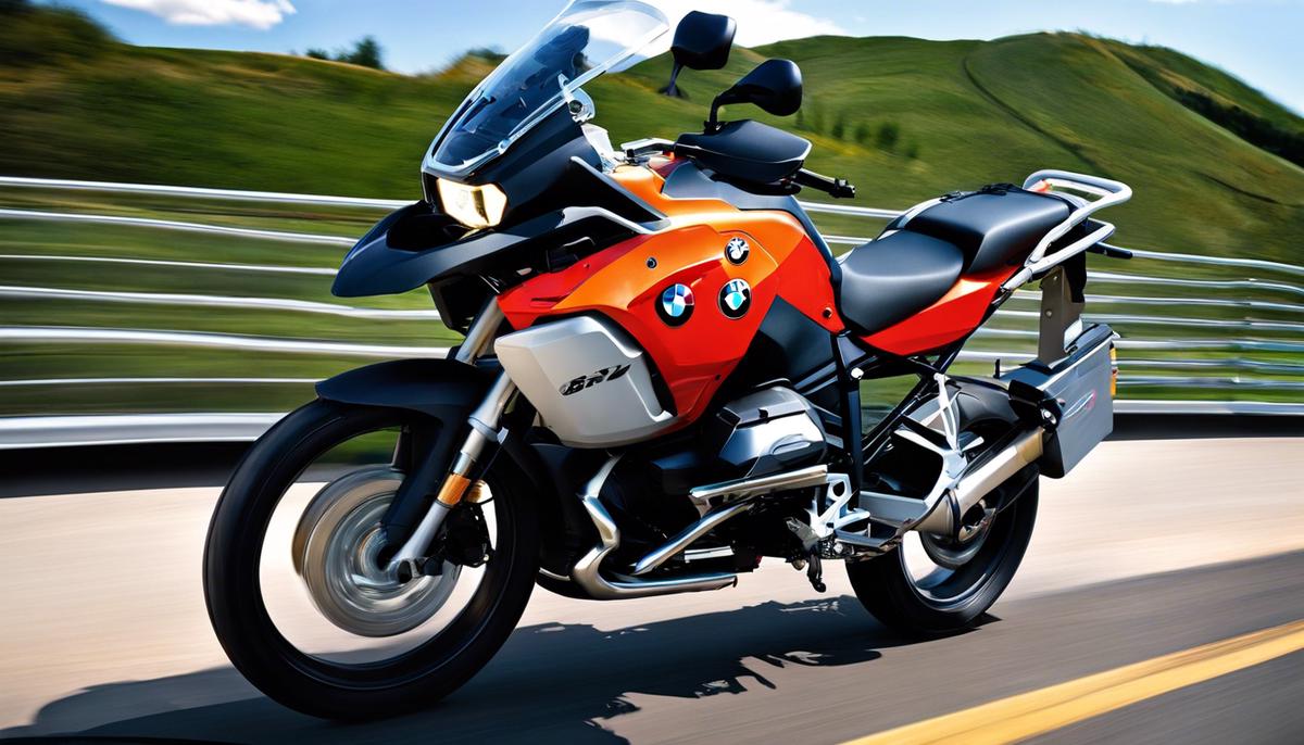 Image depicting advanced BMW motorcycle diagnostic tools